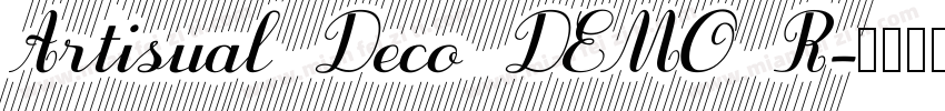 Artisual Deco DEMO R字体转换